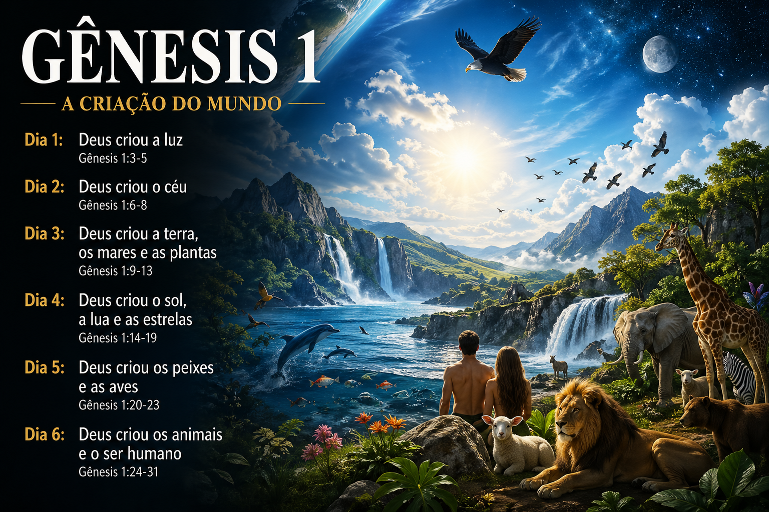 📜 Gênesis 1 (Texto Bíblico - ARC)